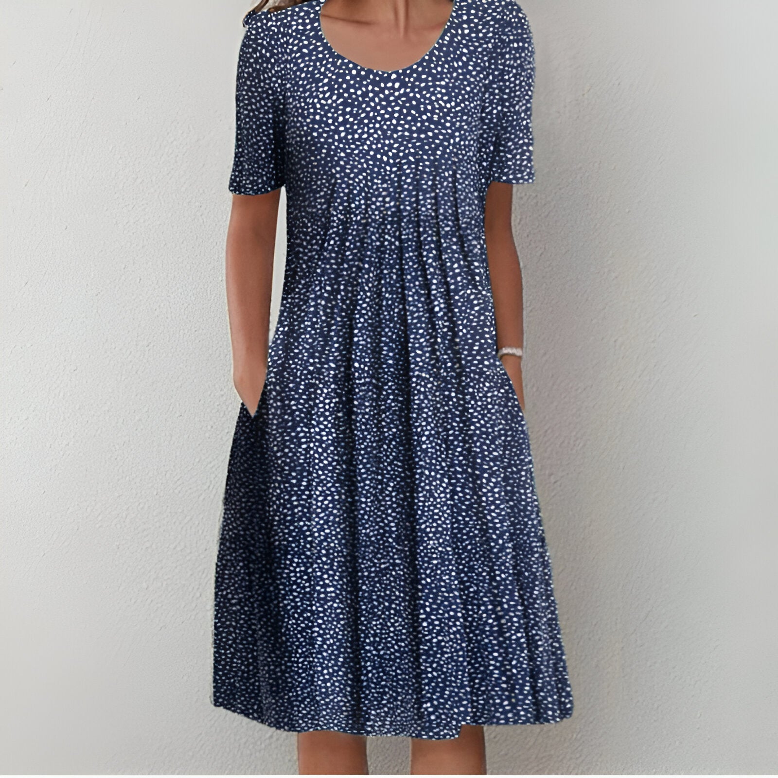 Blue Polka Dots / 3XL