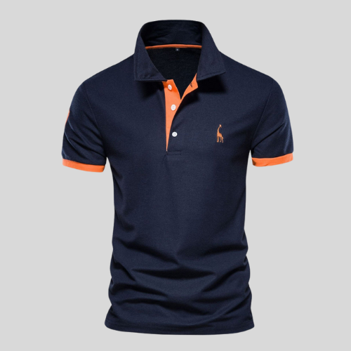 Orange / Navy Blue / 5XL